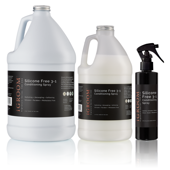 iGroom Silicone Free 3-1 Conditioning/Detangling Spray